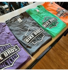 Bike Bros. Kinda Crest - Baseball 3/4 Sleeve - Bike Bros Shirt