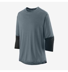 Patagonia Men's Merino 3/4 Sleeve Jersey Plume Grey