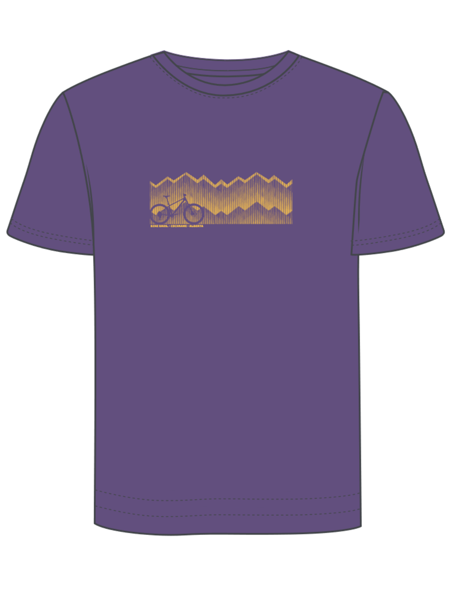 Bike Bros. Fire Mountain - Bike Bros T-Shirt