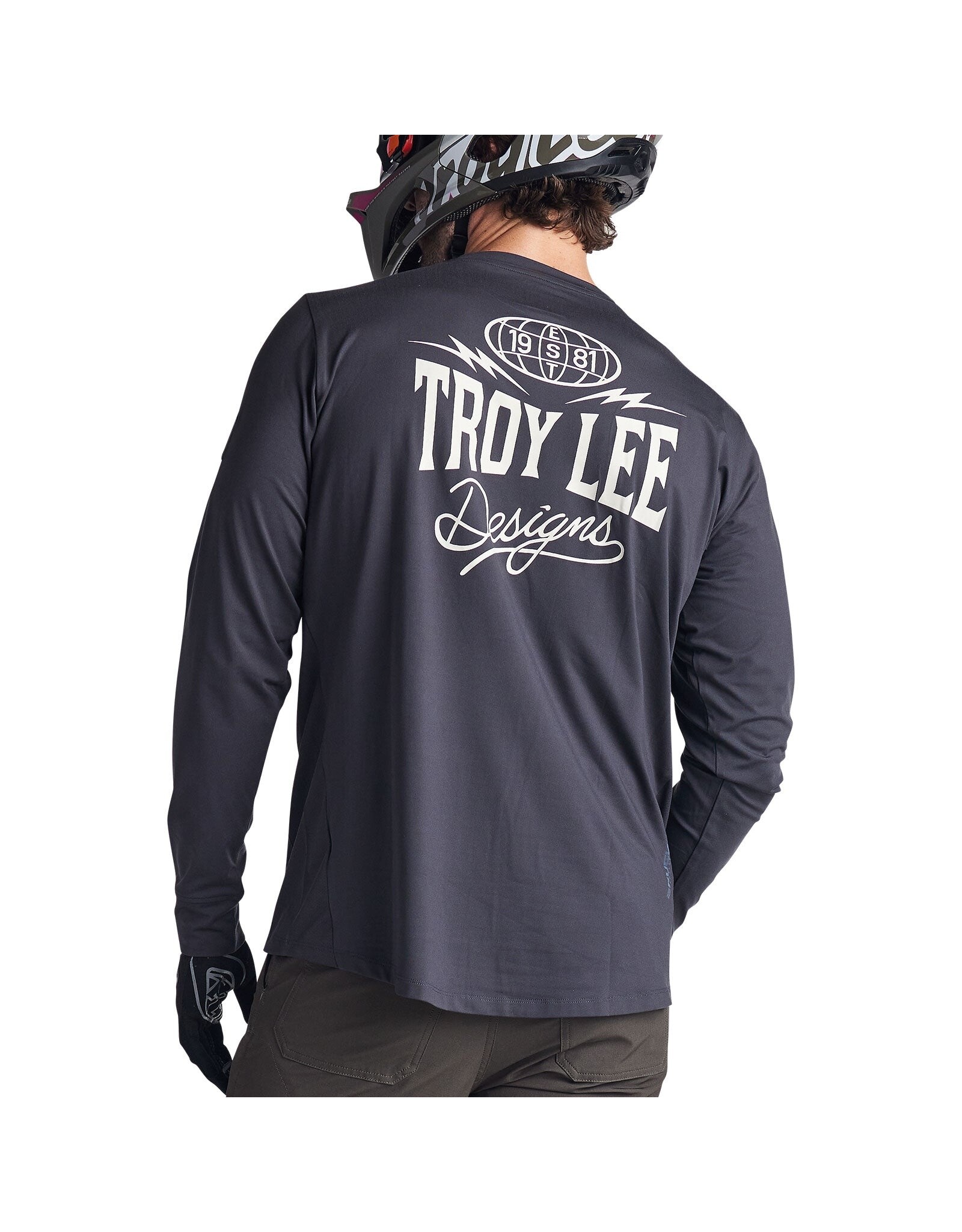 Troy Lee Designs TLD Ruckus LS Ride Tee Bolts Carbon