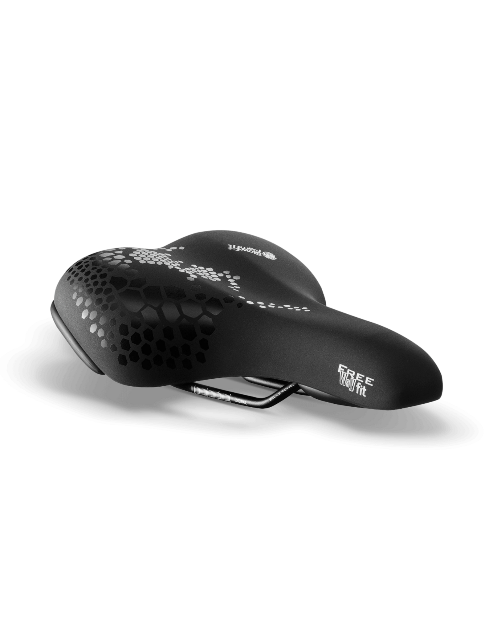 Unisex Freeway Fit Mod Saddle, 260 x 186mm, Unisex, 524g, Black, Selle Royal