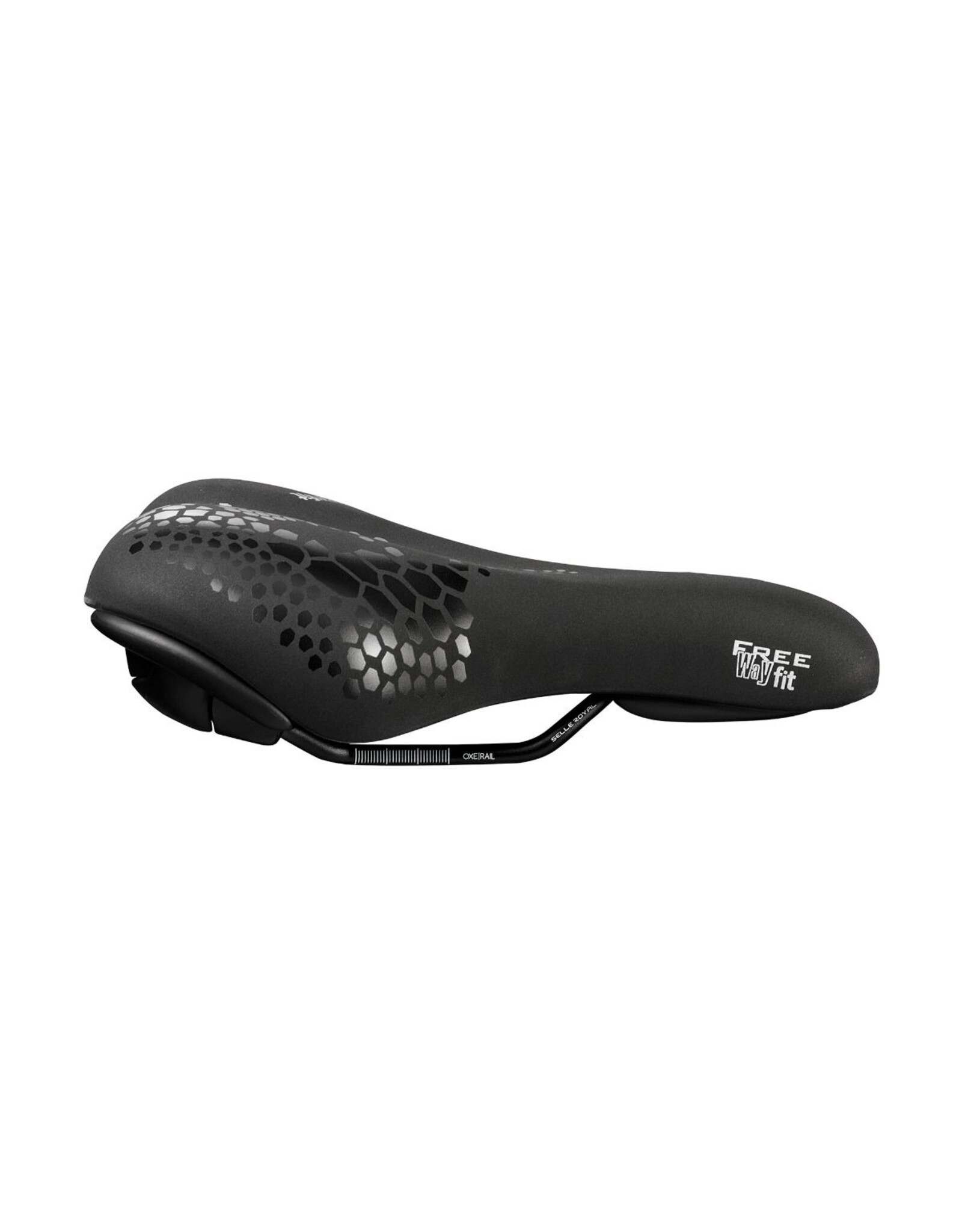 Unisex Freeway Fit Mod Saddle, 260 x 186mm, Unisex, 524g, Black, Selle Royal