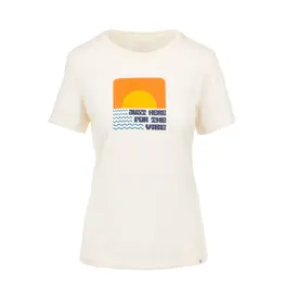Flylow Gear Vibe Tee Womens SS Tusk Heather