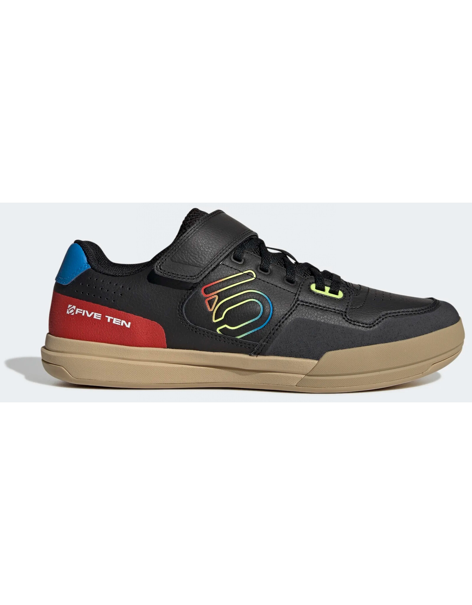 FIVE TEN Five Ten Hellcat Clipless Shoe - Men's Core Black/Core Black/Red 8