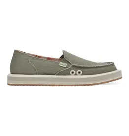 Sanuk W Donna Hemp Smokey Olive Shoe