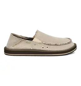 Sanuk M Donny Hemp 2 Tone Natural Shoe