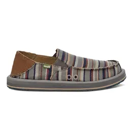 Sanuk M Donny Blanket Grey Multi Shoe