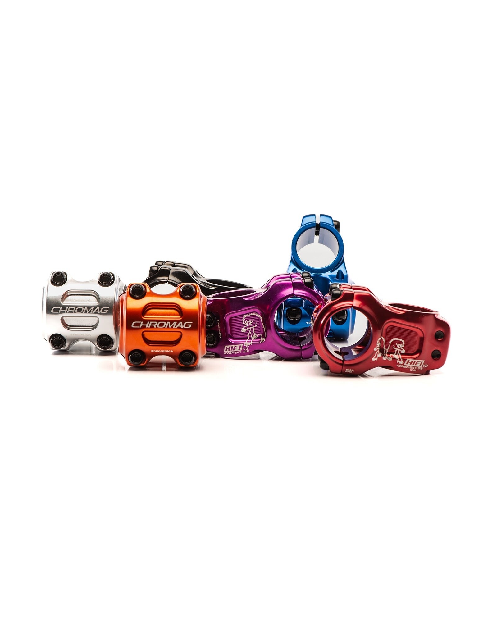 Chromag CHROMAG STEM HIFI V2 31.8MM CLAMP ORANGE 40MM