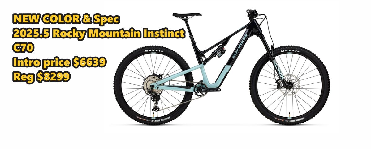 NEW 2025.5 Rocky Mountain Instinct C70