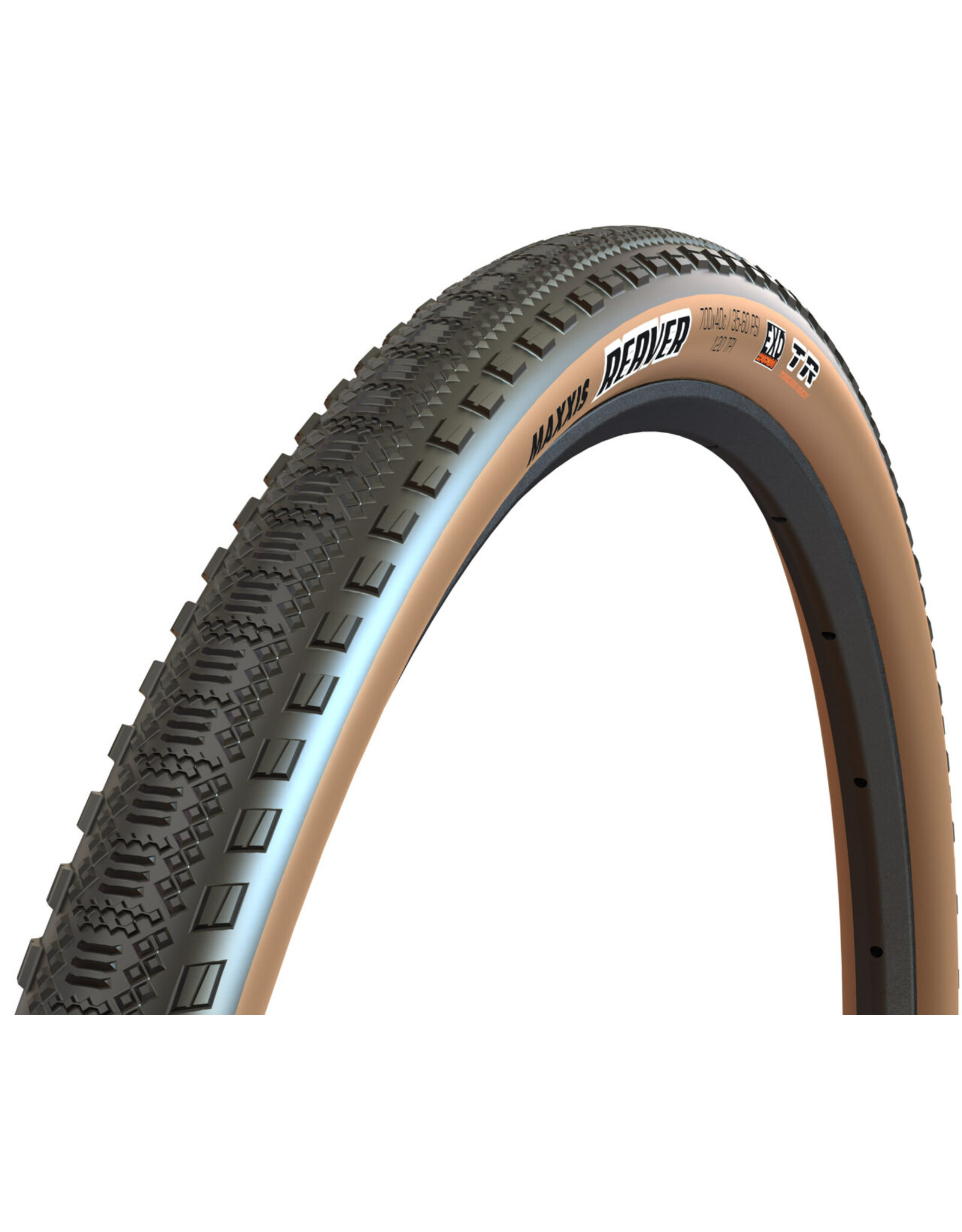 Maxxis 700x45C REAVER TIRE F120 EXO TR TANWALL MAXXIS