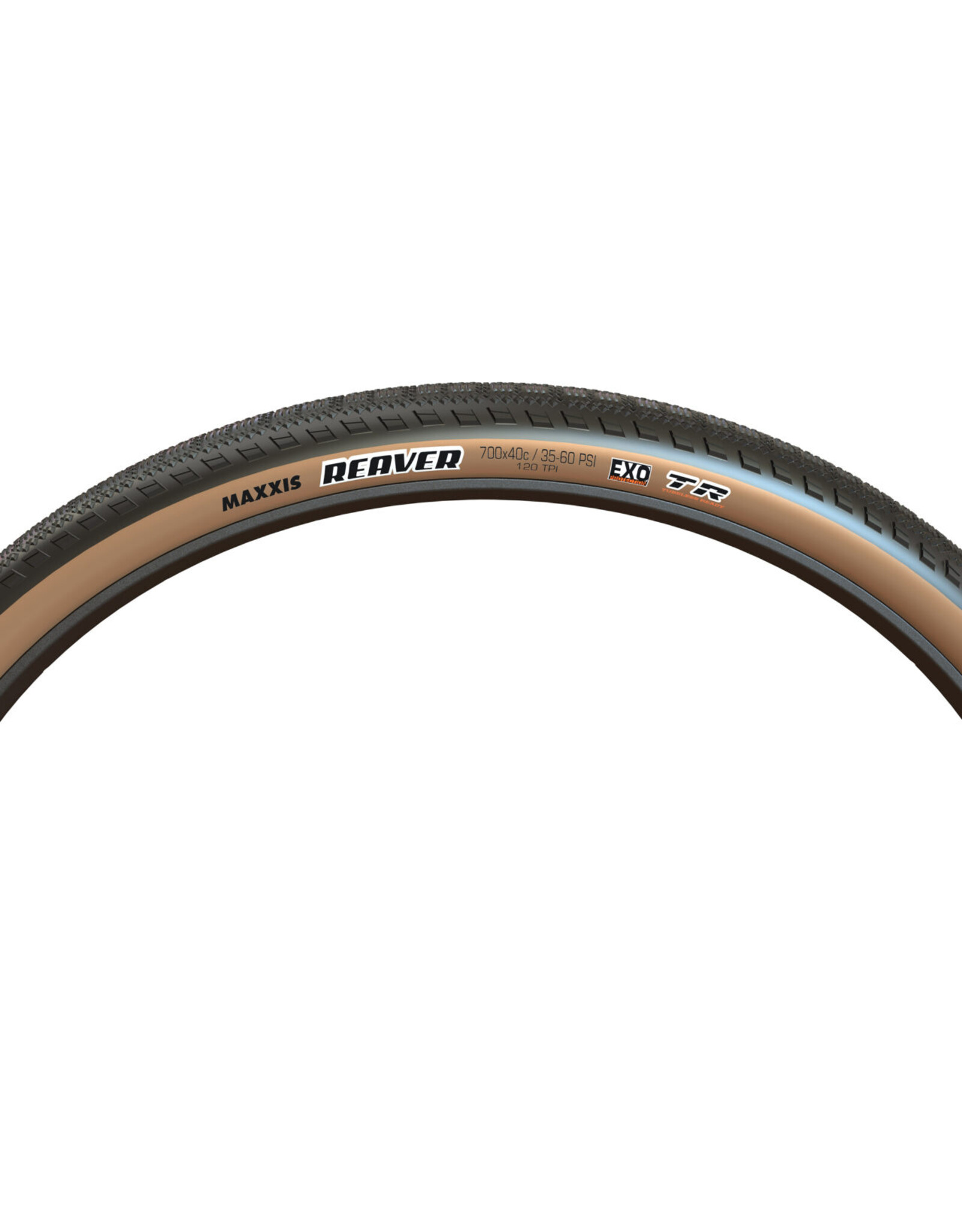 Maxxis 700x45C REAVER TIRE F120 EXO TR TANWALL MAXXIS
