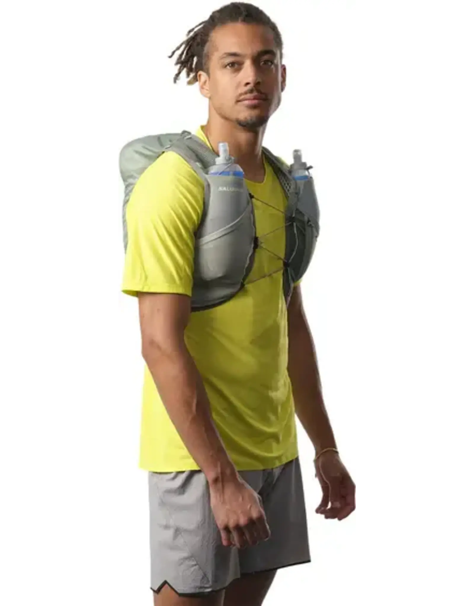 Salomon Active Skin 8 Vest Set Laurel Wreath/Lily Pad