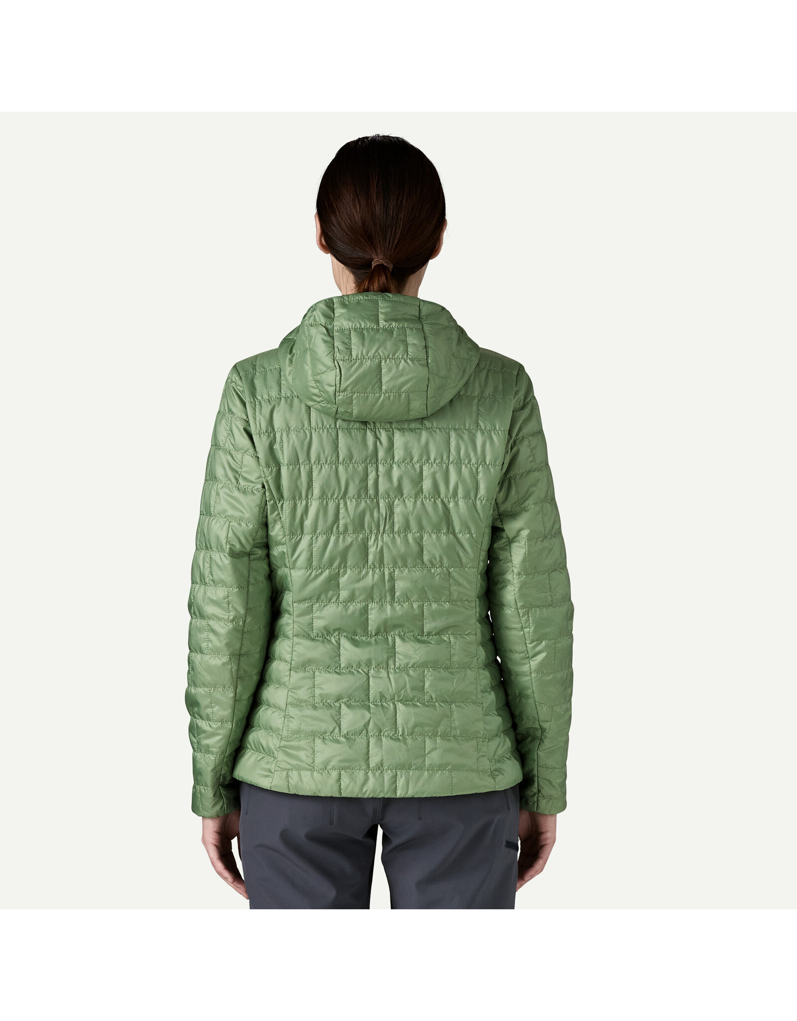 Patagonia Womens Nano Puff Hoody Jacket Ellwood Green
