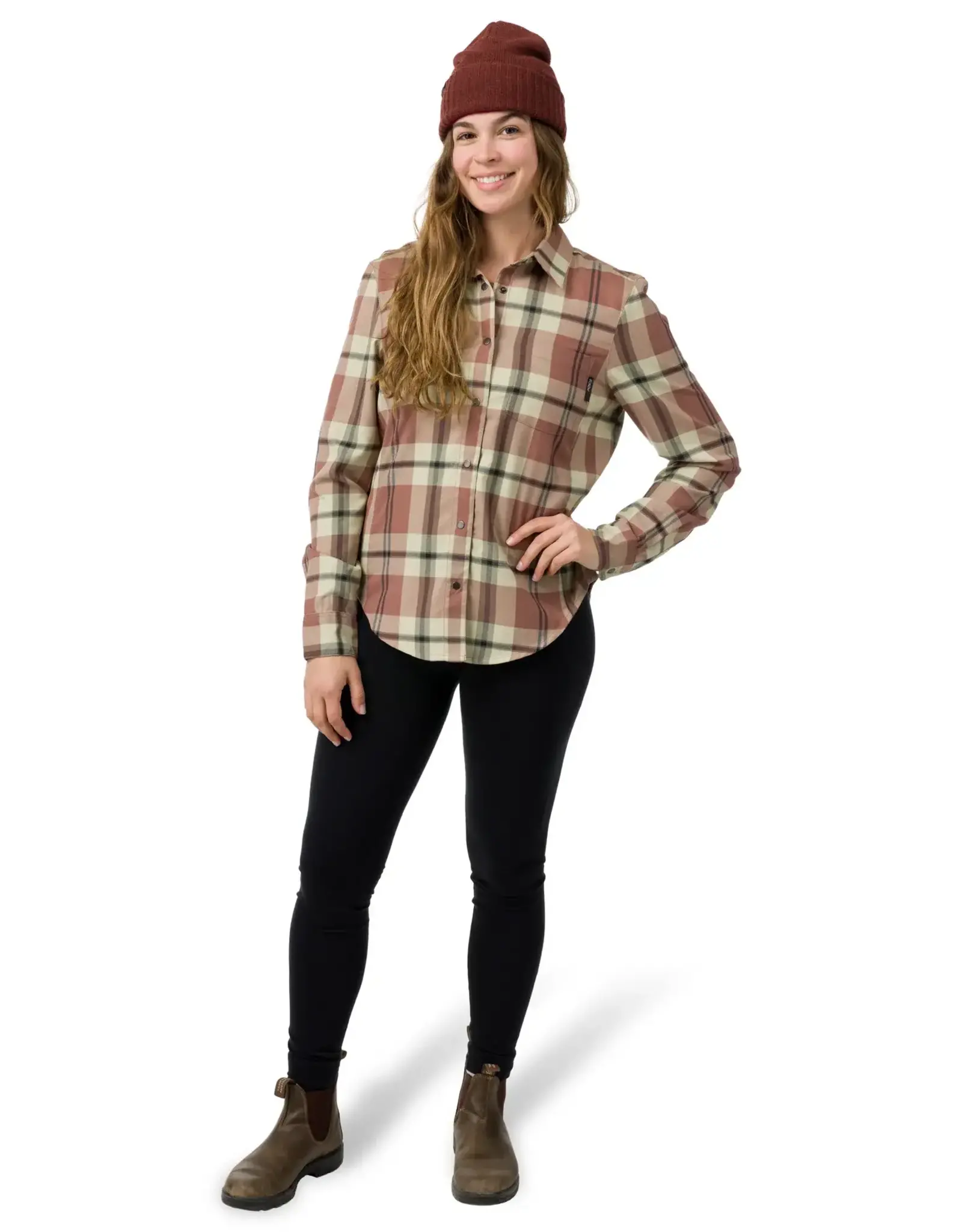 Flylow Gear Brigitte Tech Flannel Plaid WOMENS