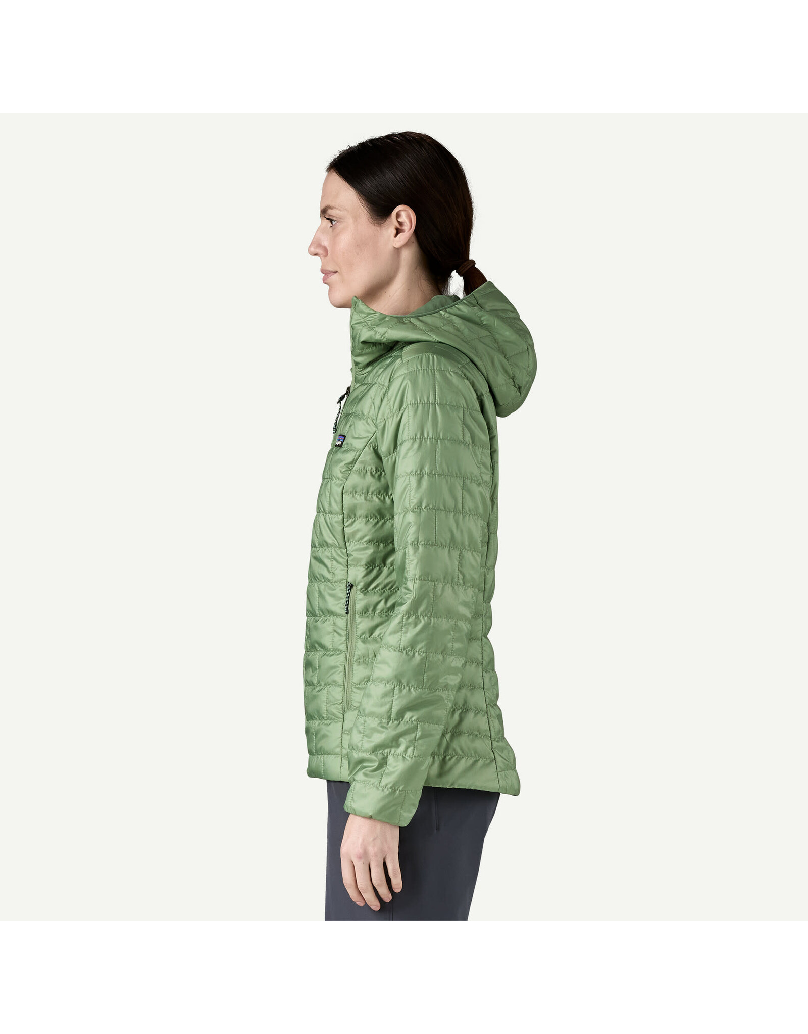 Patagonia Womens Nano Puff Hoody Jacket Ellwood Green