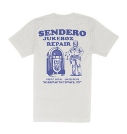 Sendero Provisions Co Jukebox Repair T Shirt Vintage White