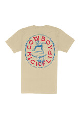Sendero Provisions Co Cowboy Kickflip T Shirt Cream