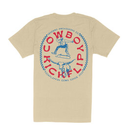 Sendero Provisions Co Cowboy Kickflip T Shirt Cream
