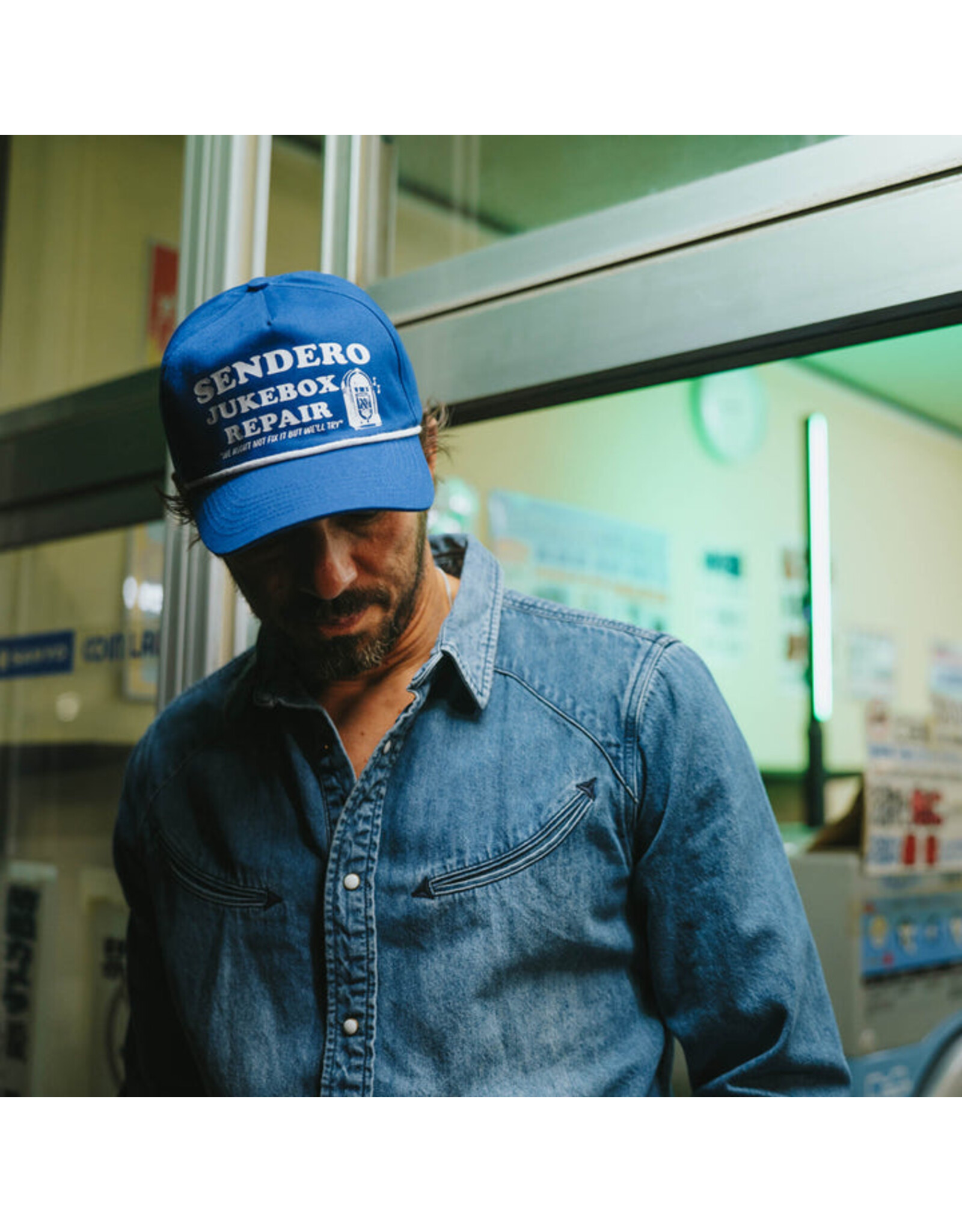 Sendero Provisions Co Jukebox Repair Hat Blue