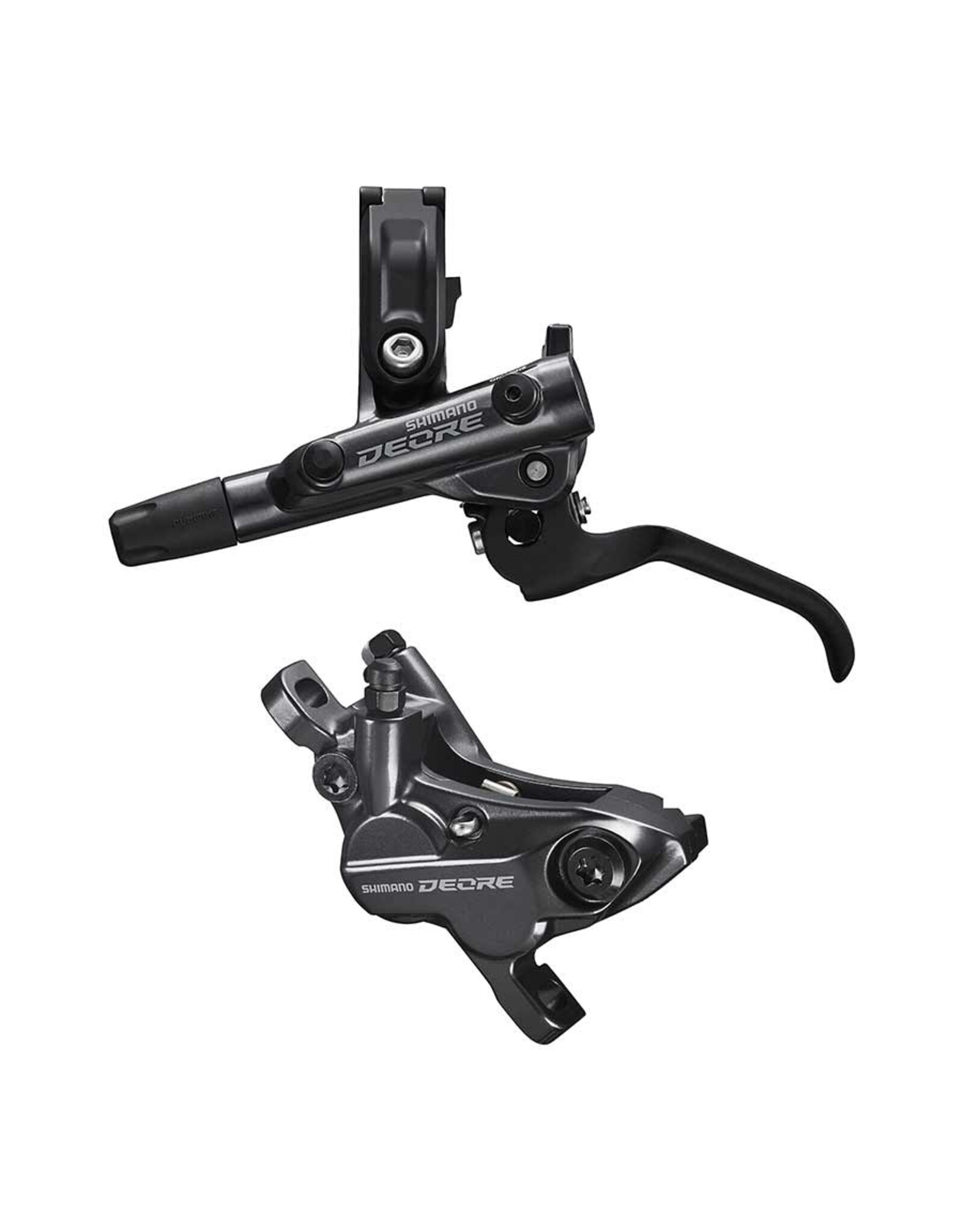 Shimano Shimano, Deore BL-M6100 / BR-M6120, MTB Hydraulic Disc Brake, Front, Post mount, Disc: Not included, Black