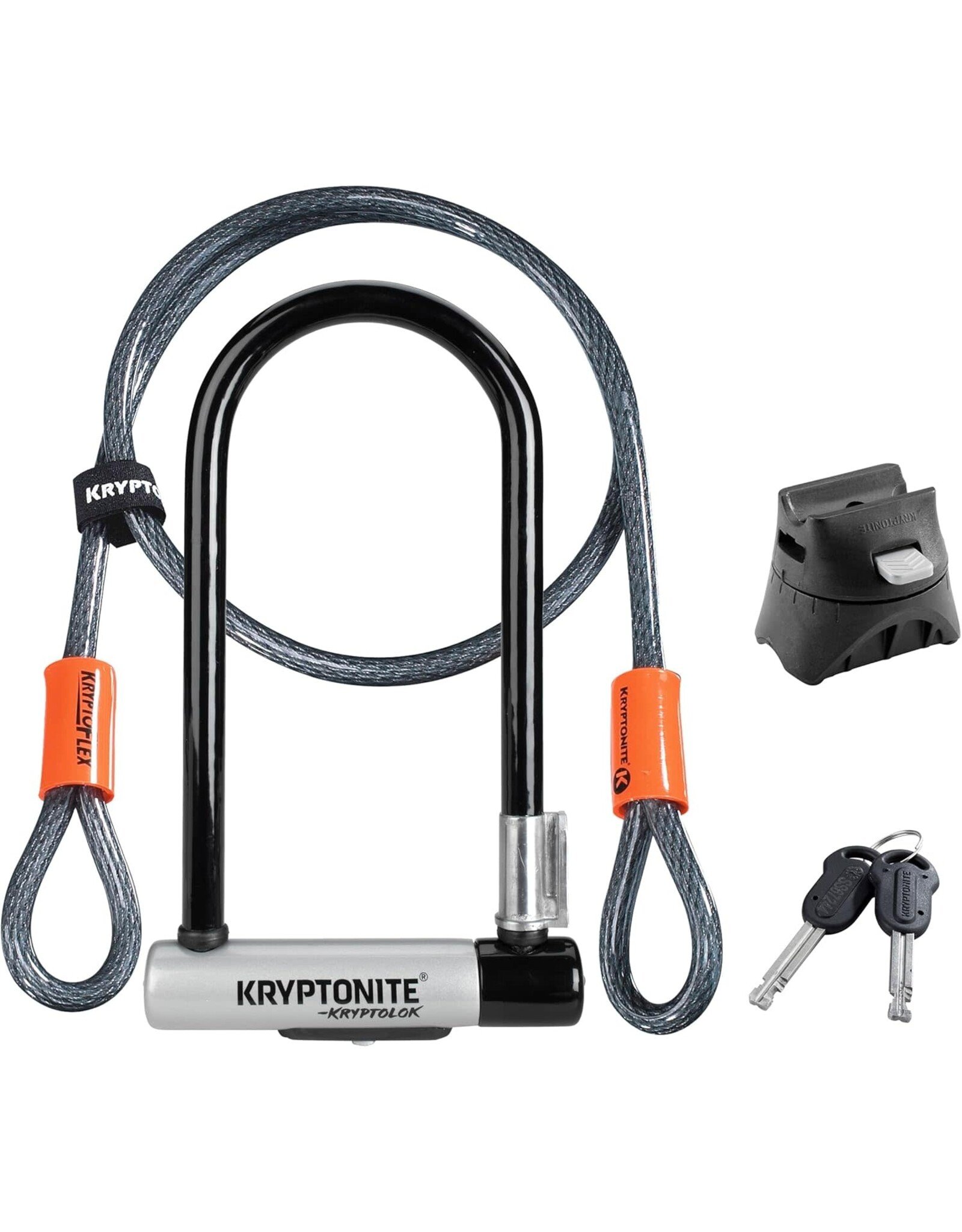 Kryptonite KRYPTONITE LOCK STD W/4' FLEX CABLE