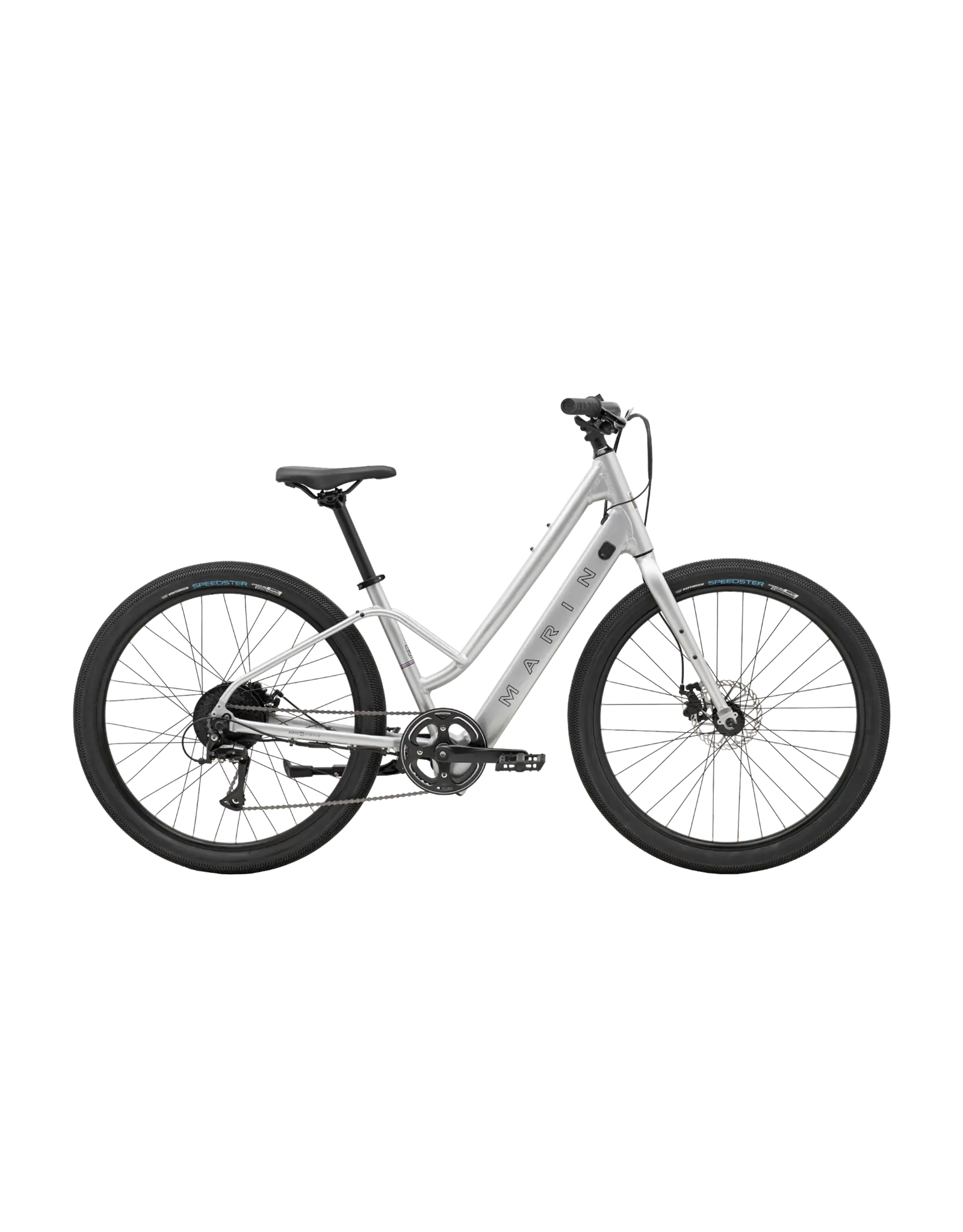 Marin Stinson Electric Step Thru Silver