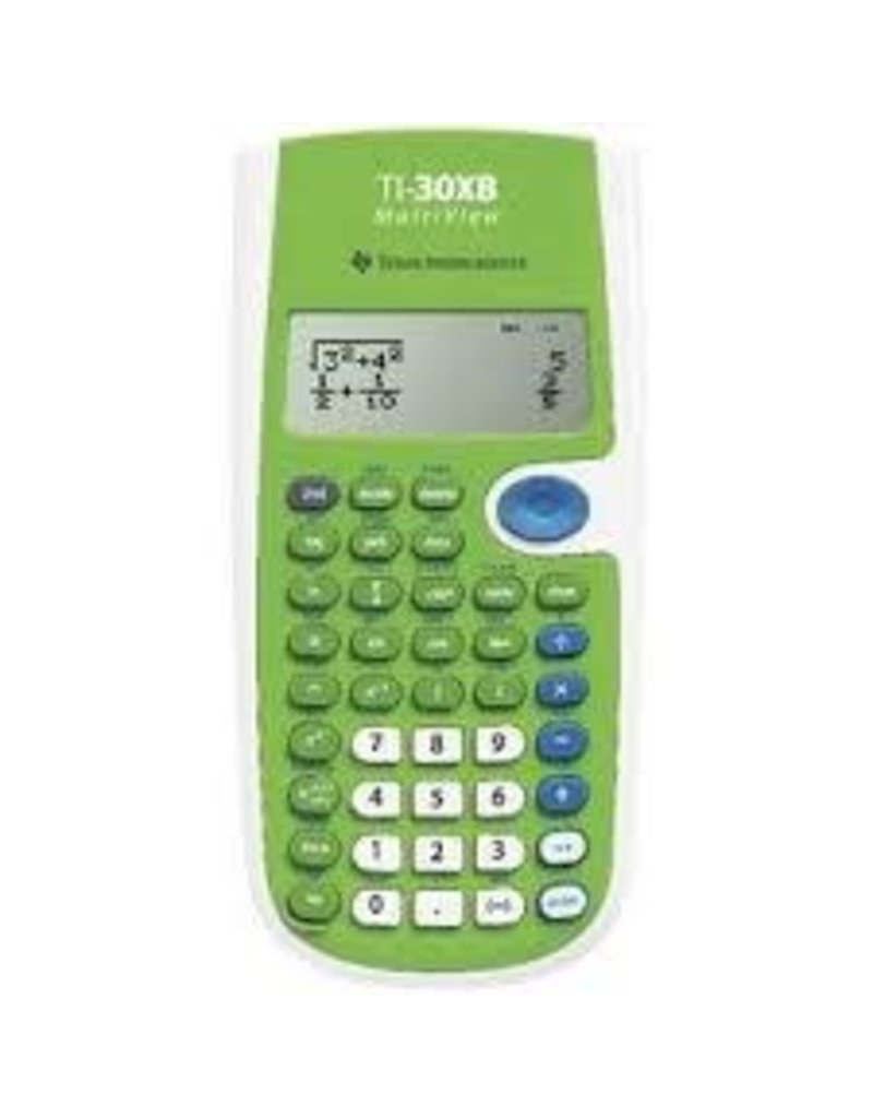 Calculator (Green) Texas TI 30XB Multiview