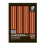 120 Page Spiral Note book A4