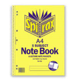 Notebook 5 Subject