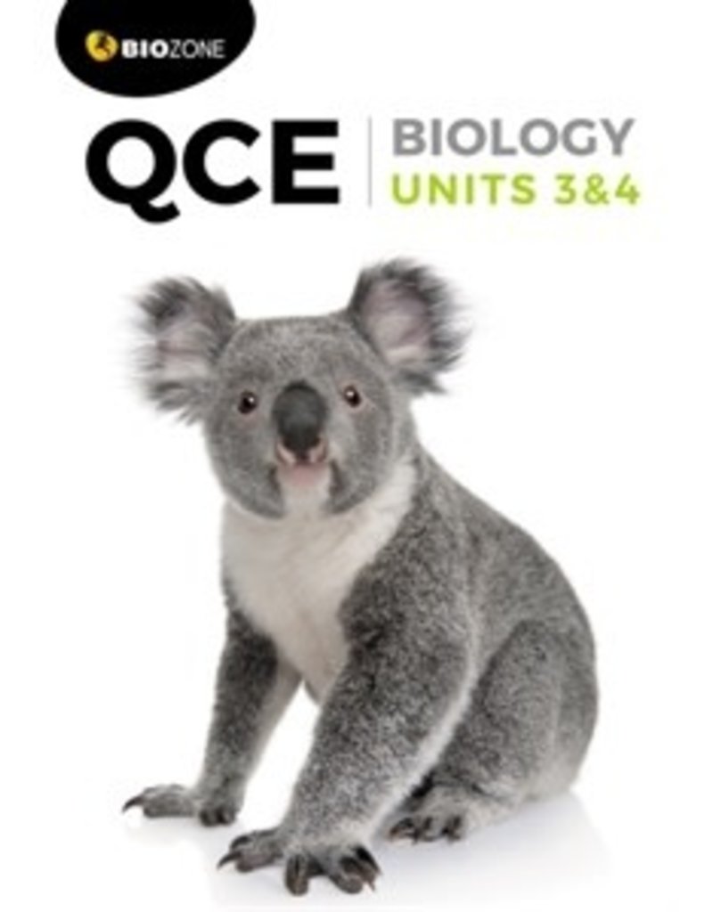 Biozone QCE Biology Units 3&4 Student workbook  (Yr 10)