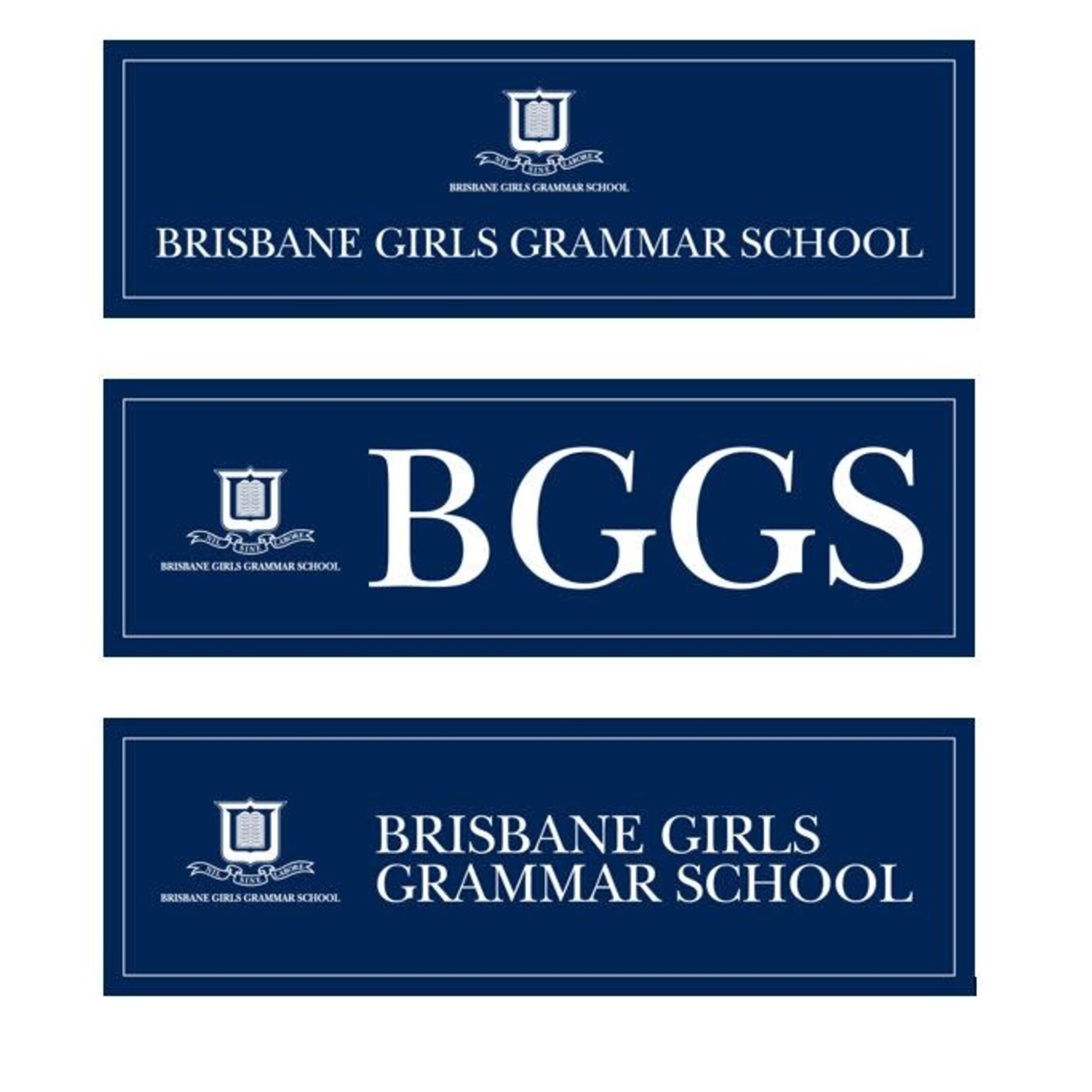 BGGS Set of 3 Stickers