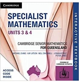 Cambridge Specialist Mathematics Units 3&4 for Queensland   (Yr 12)