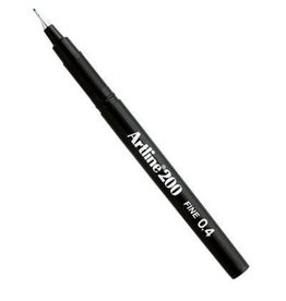 Marker Artline 200 Pen 0.4mm Black