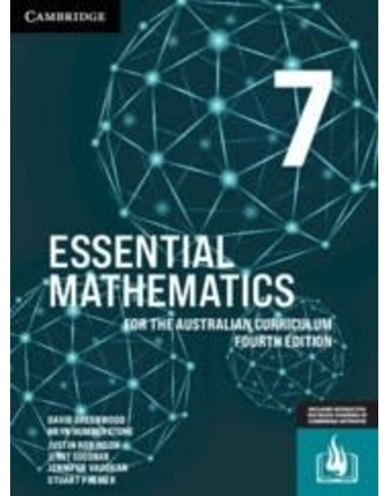 Cambridge AC Essential Mathematics for the Australian  Curriculum Year 7 (Print & Digital) 4th ed (Yr 7) 2024