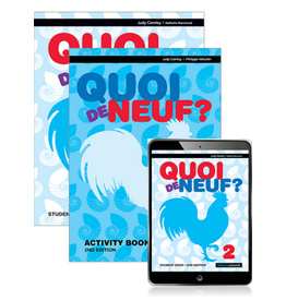 Quoi de Neuf 2 Student Book/Activity Book/Ebook  2nd edition (Yr 8)