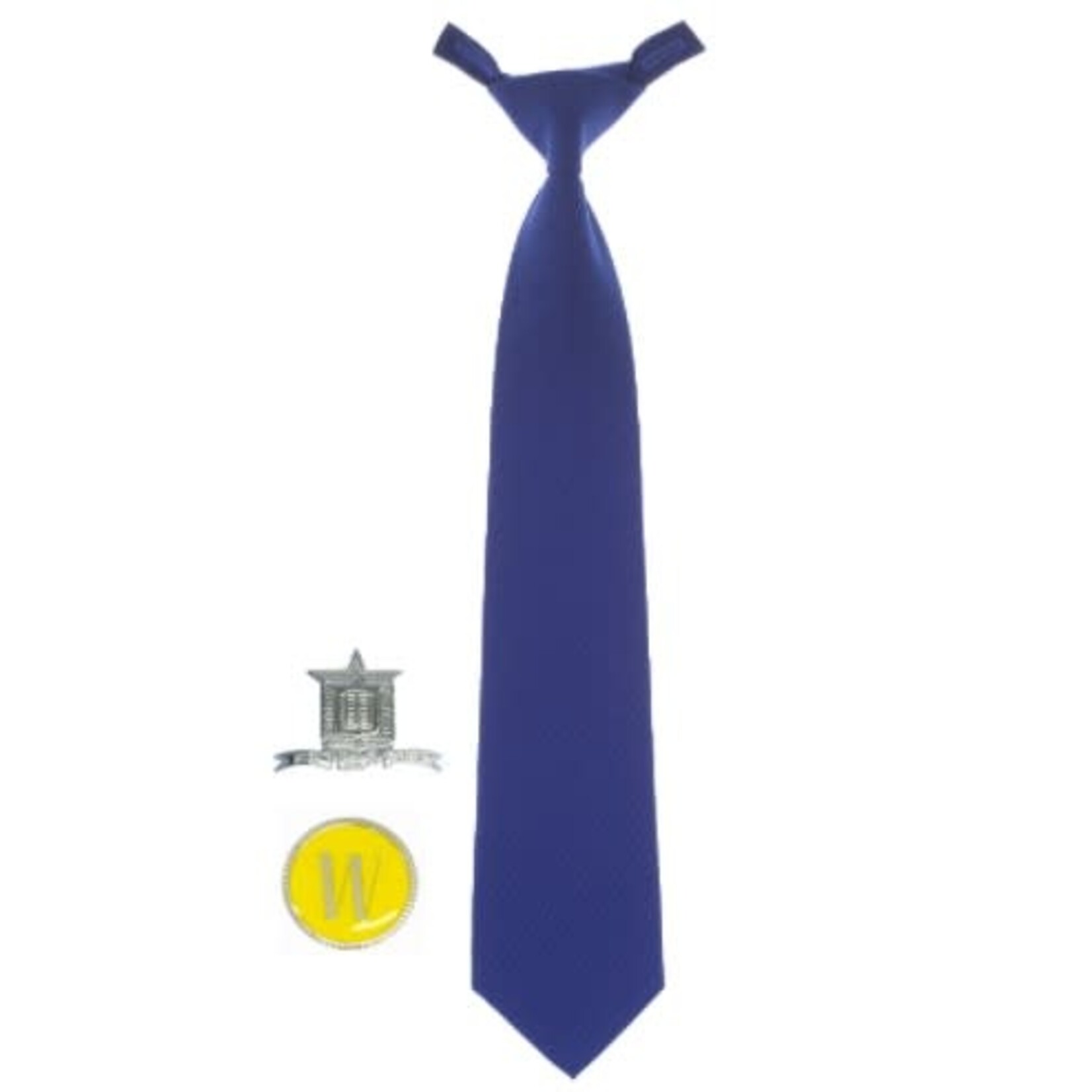 Senior School Tie with School & House Badge -