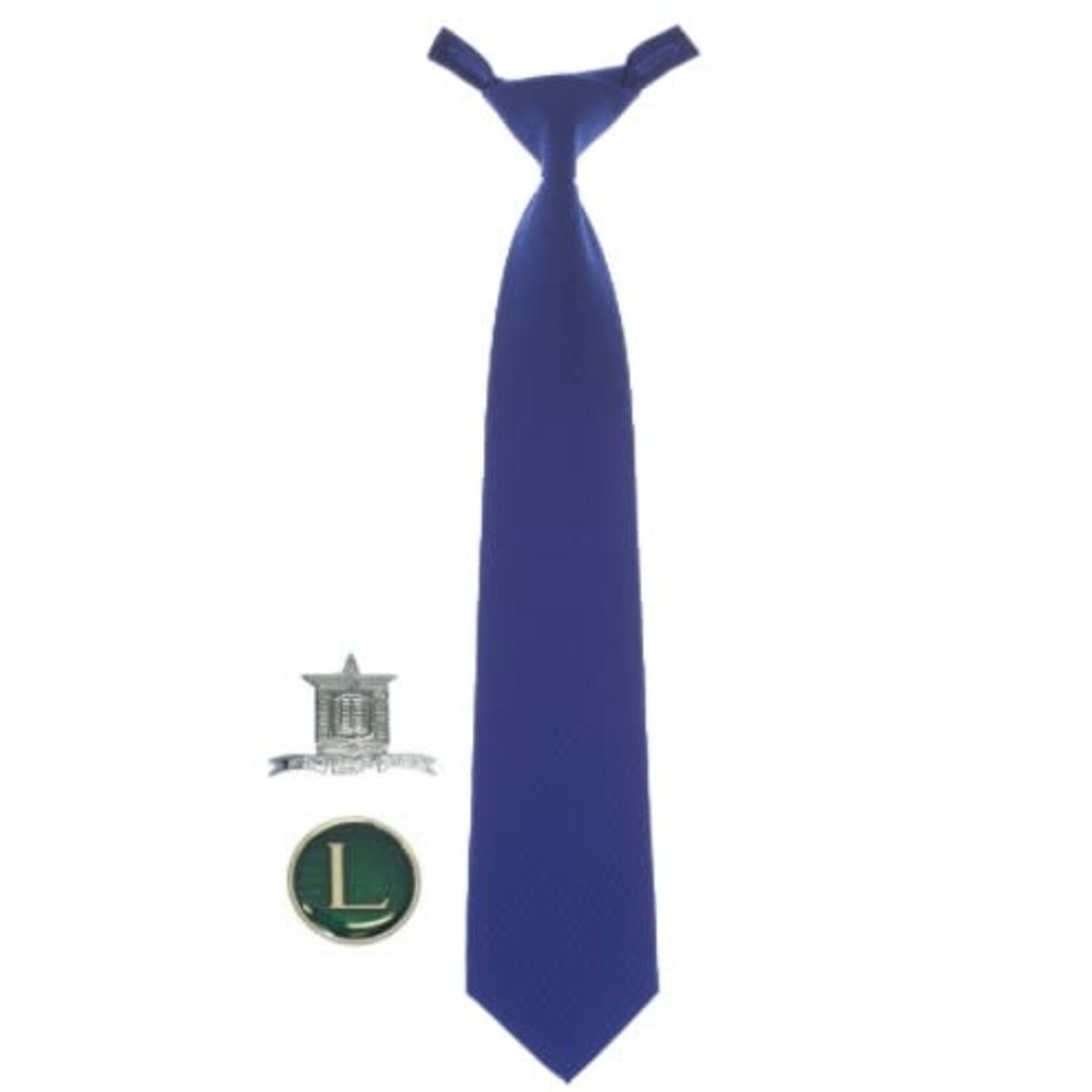 Senior School Tie with School & House Badge -