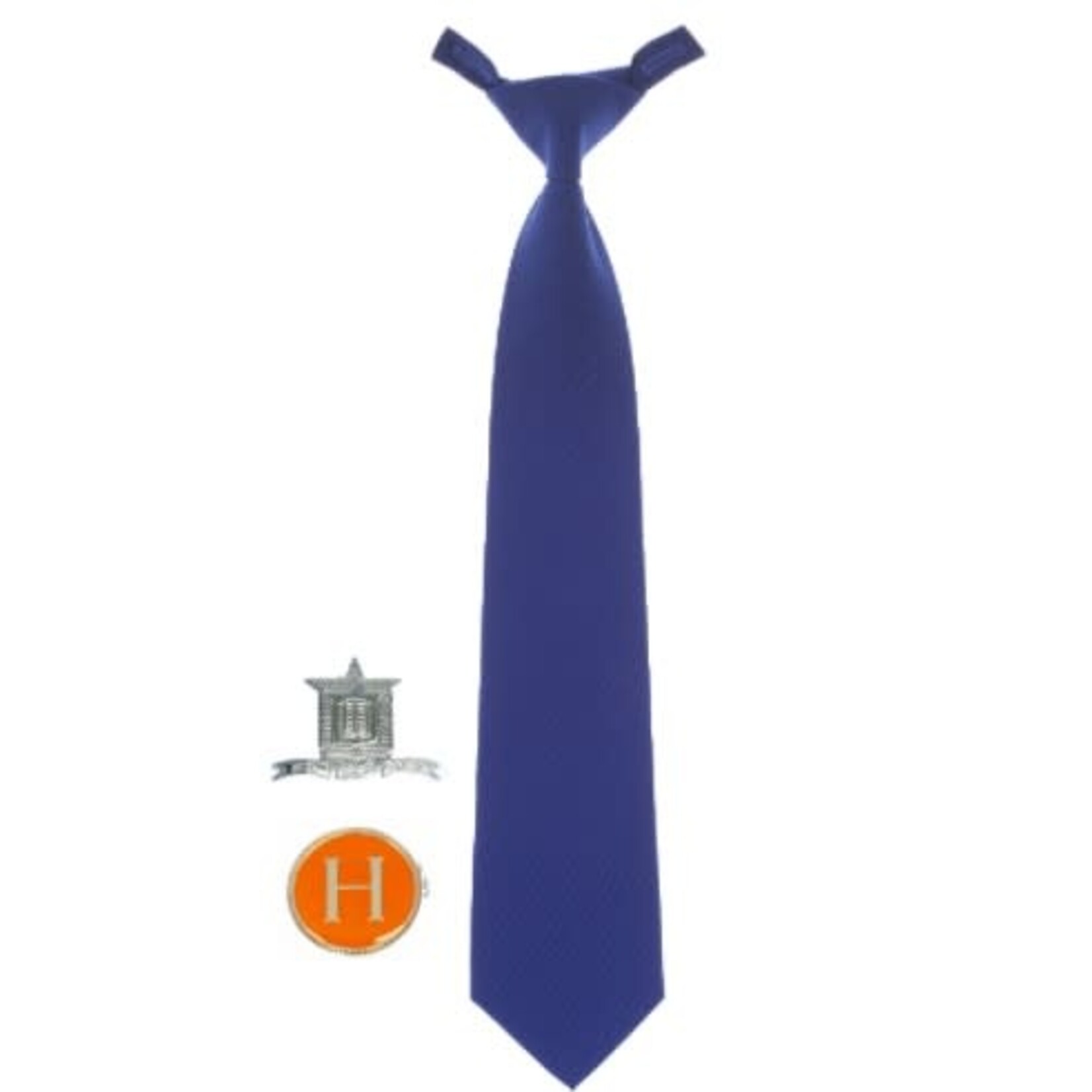 Senior School Tie with School & House Badge -