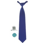 Senior School Tie with School & House Badge -