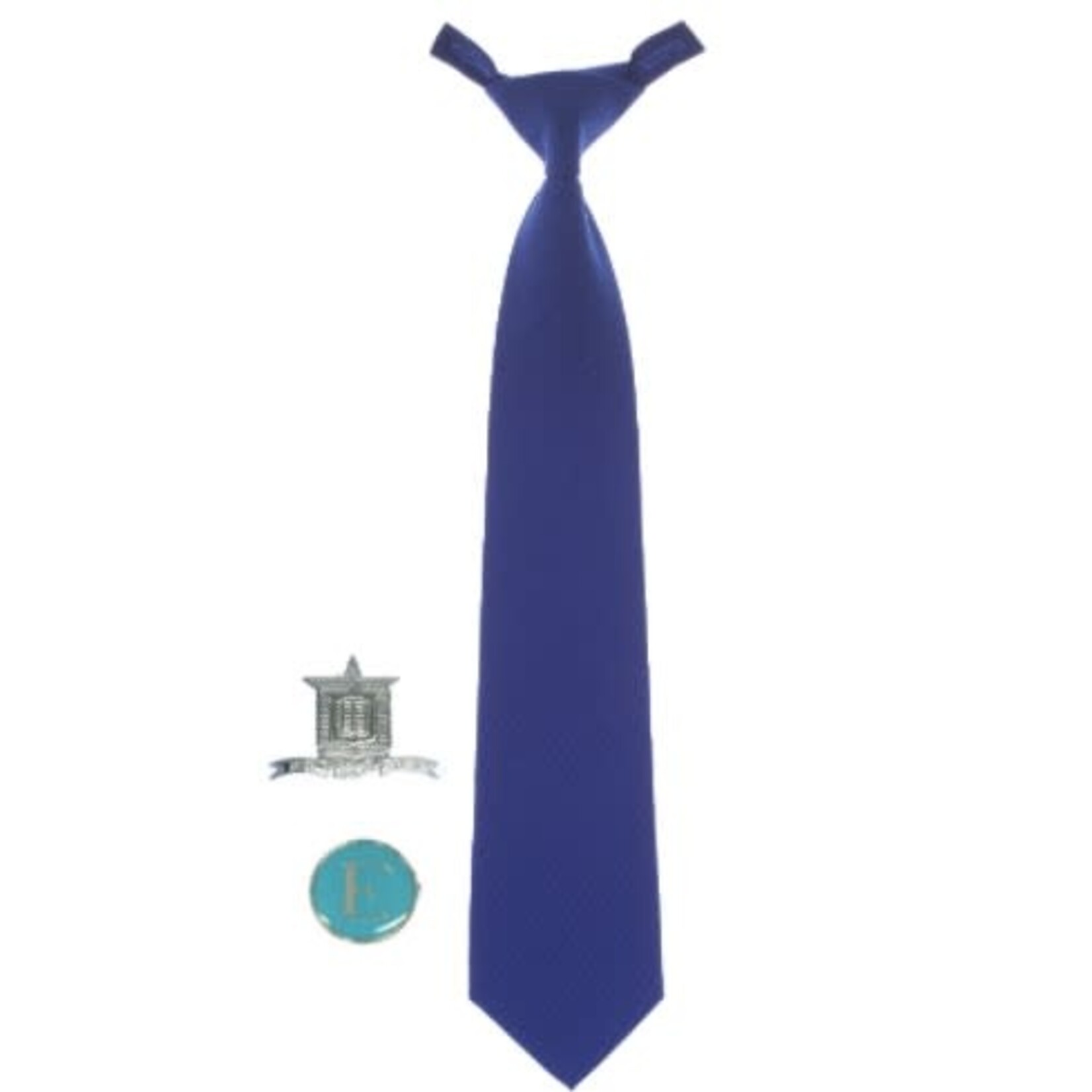 Senior School Tie with School & House Badge -