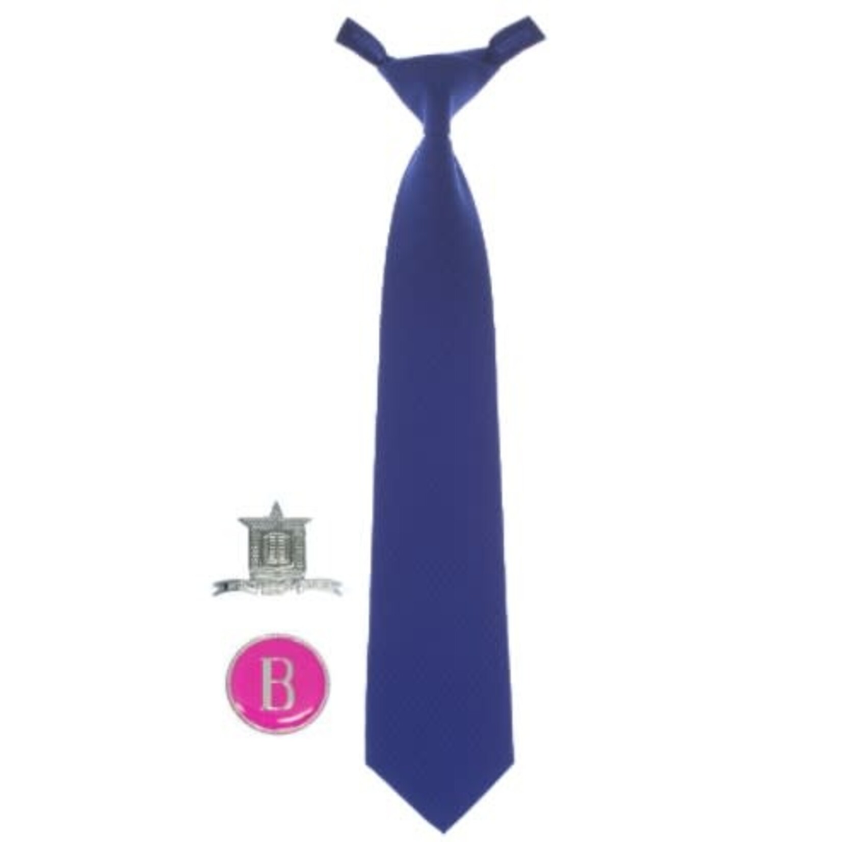 Senior School Tie with School & House Badge -