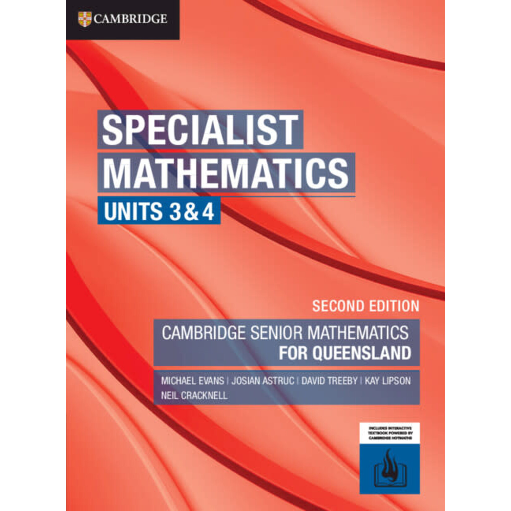 Cambridge Specialist Mathematics Units 3&4 for Qld - 2nd Edition  (Yr 12) 2026