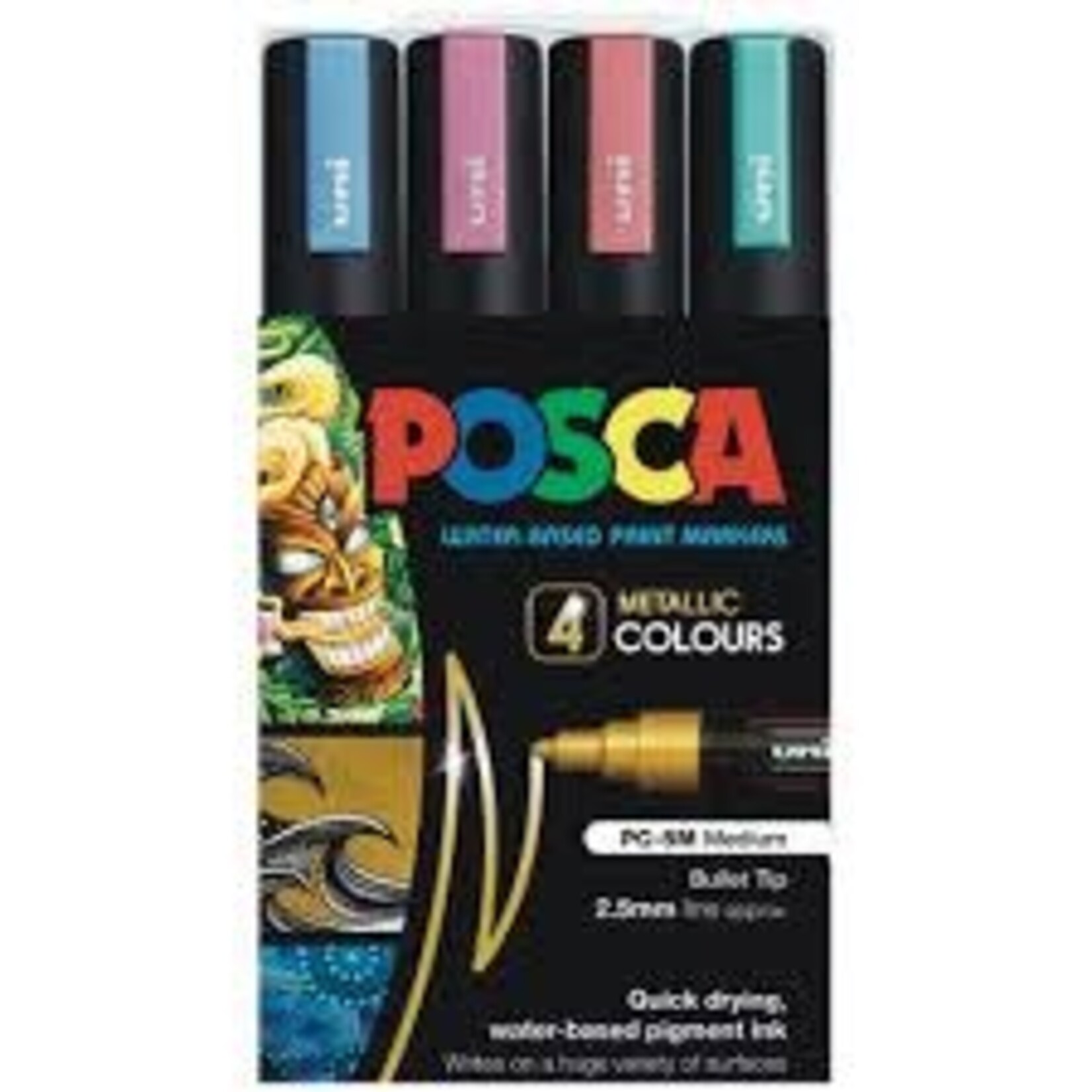 Posca Paint Markers - 5mm (4 Packs)