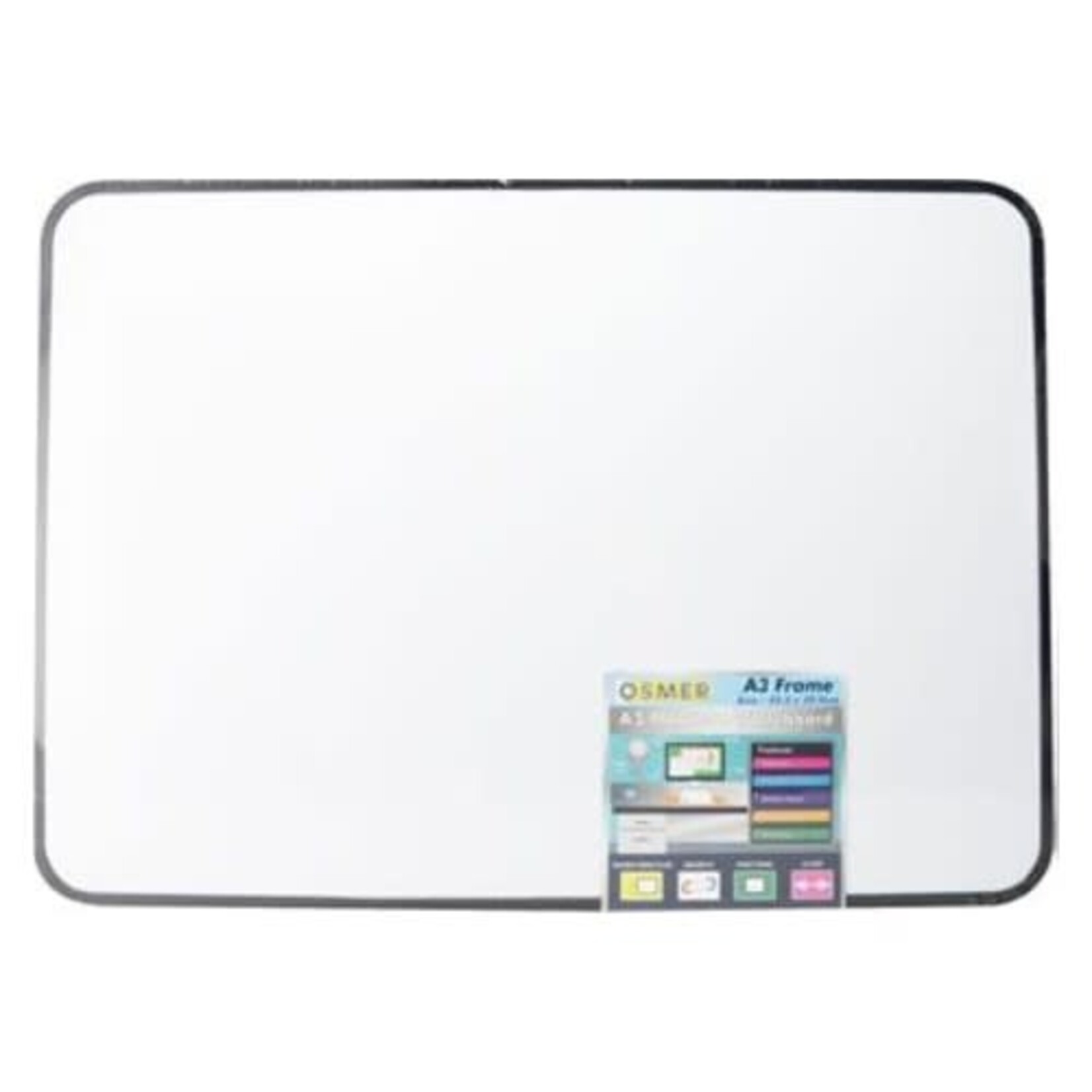 Whiteboard A4 - Double sided, magnetic