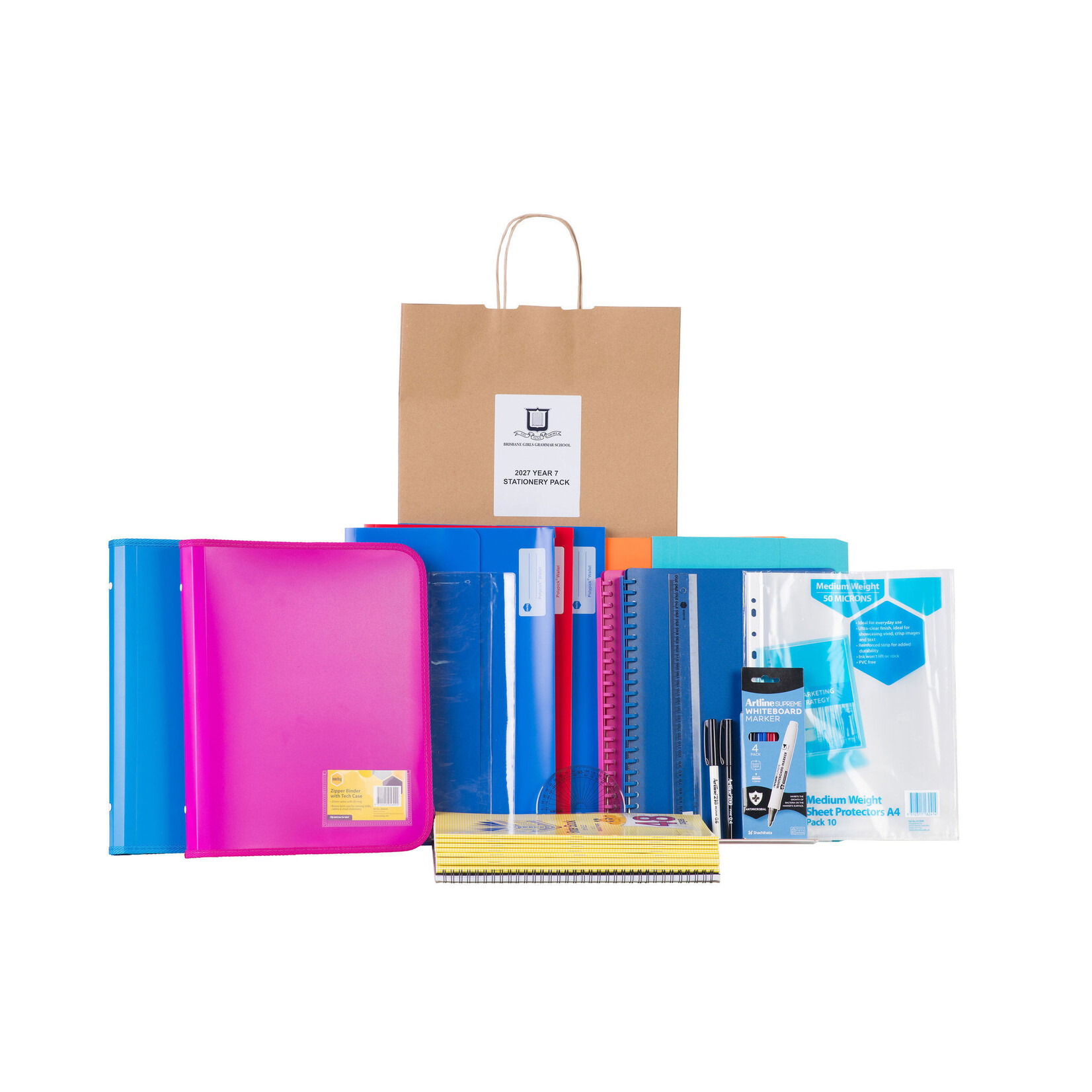 2027  Stationery Pack Year 7