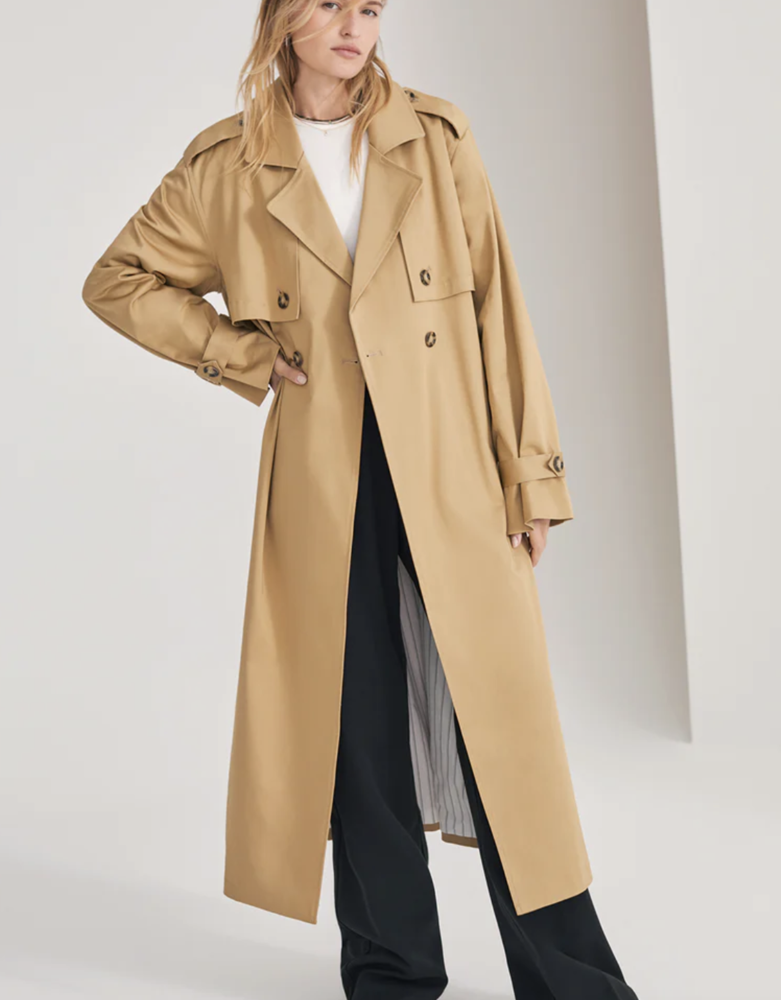 Favorite Daughter Charles Trench Coat - STUDIO S FASHION HOUSE