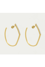 Dean Davidson Midi Spire Hoop Earrings