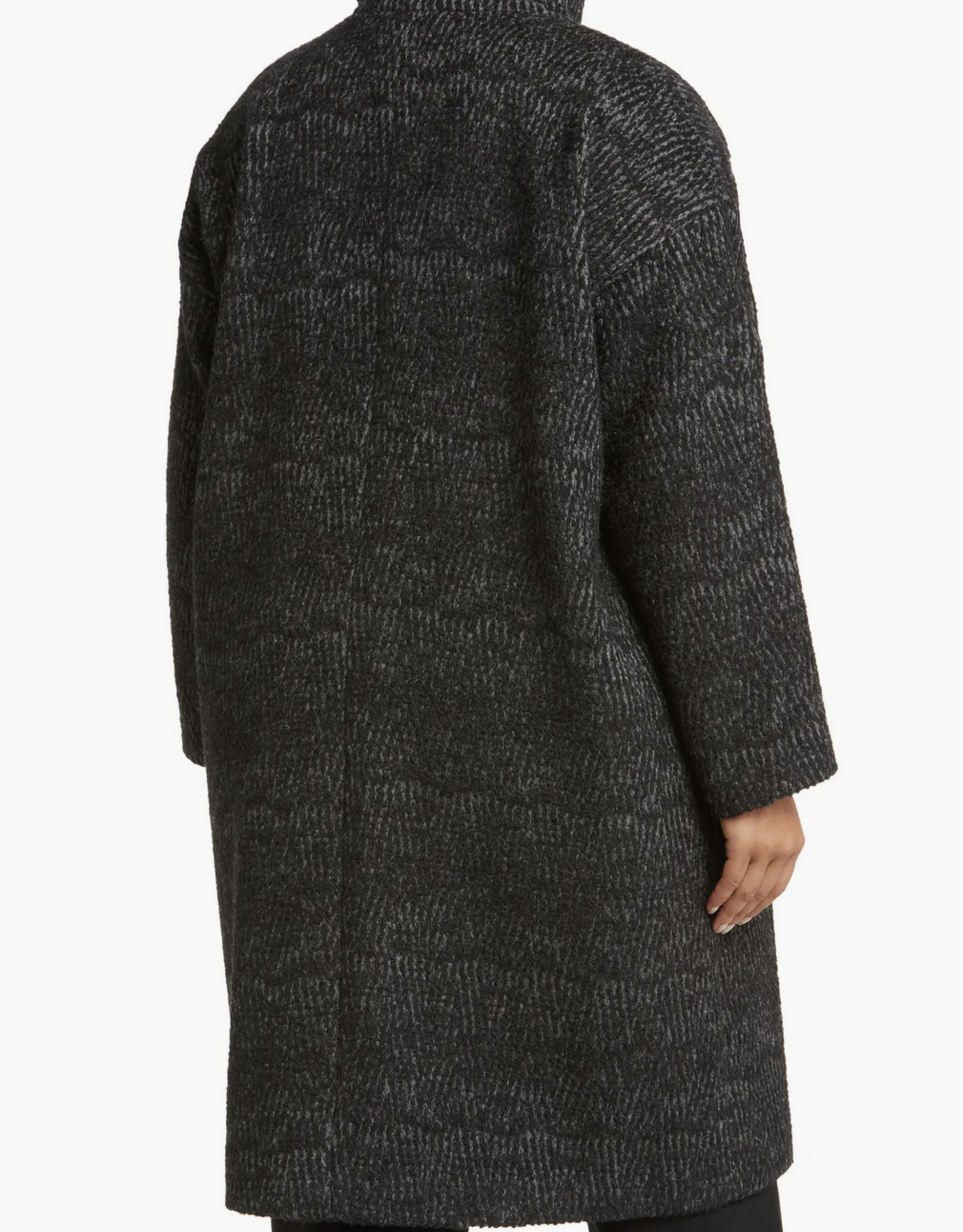 Eileen Fisher F3SGMC2056 Alpaca Jaquard Coat - STUDIO S FASHION HOUSE