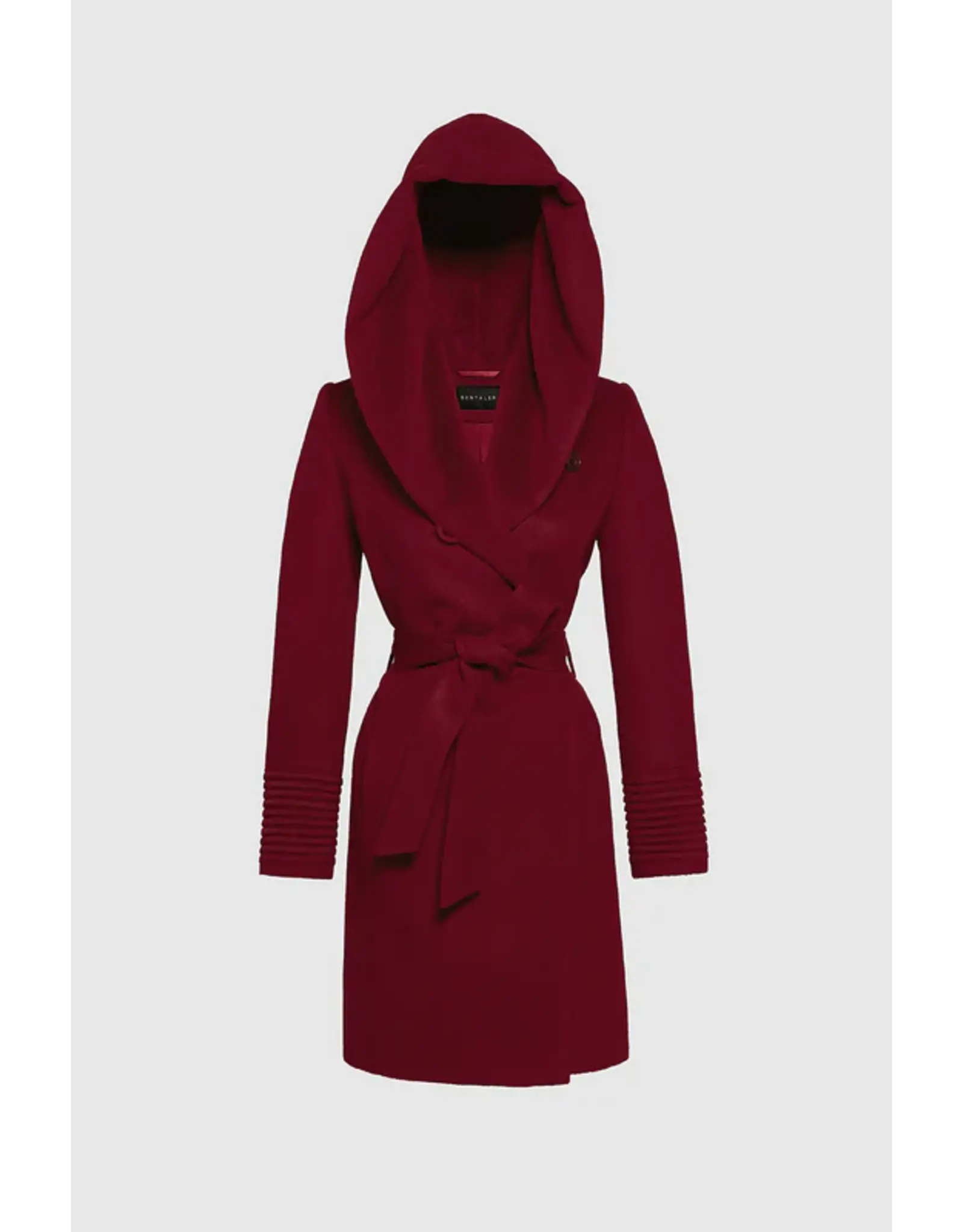 Sentaler Hooded Wrap - midlength 51090 Garnet Red