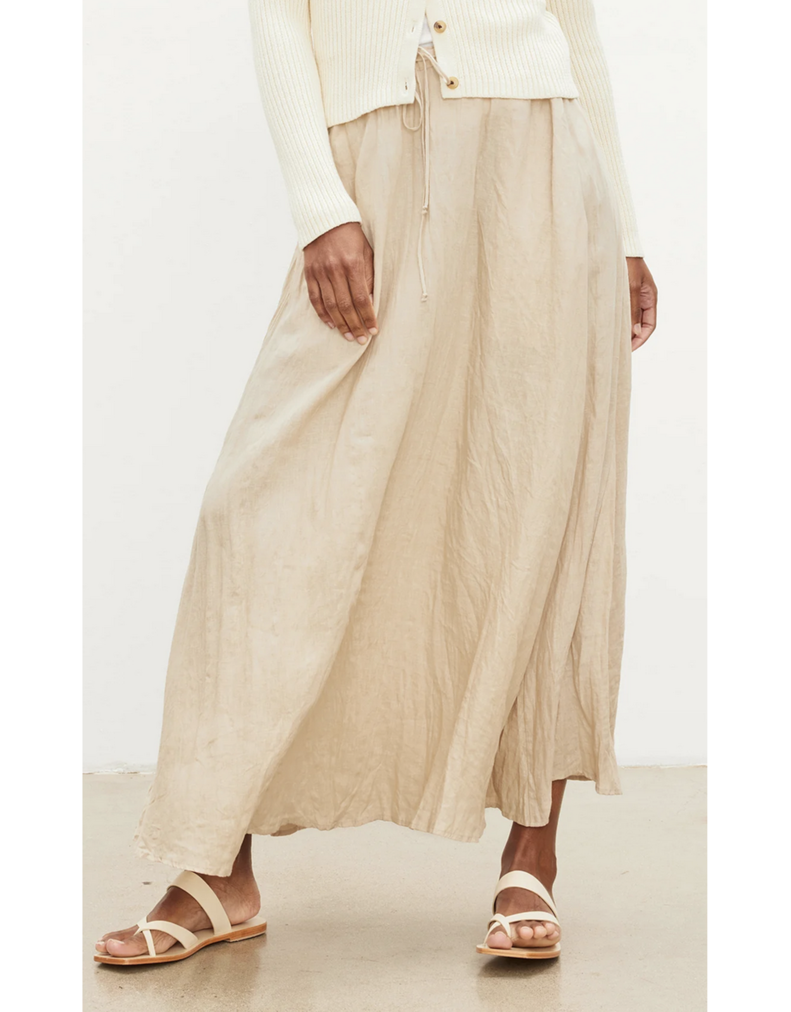 Velvet Velvet Bailey Long Linen Skirt